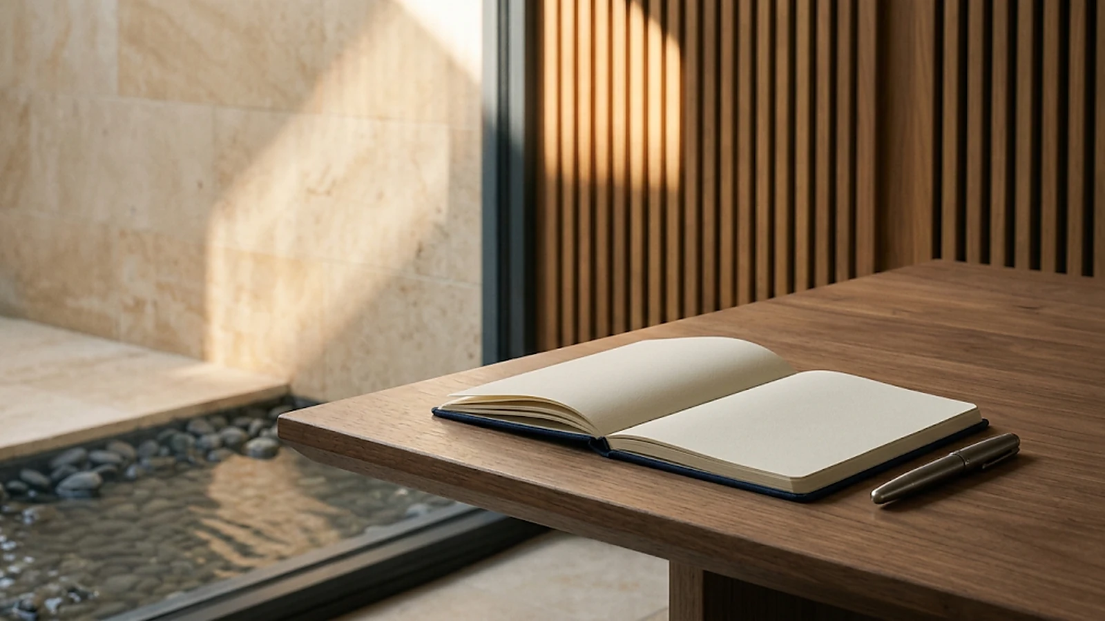 Quiet details of a private and confidential meeting setting